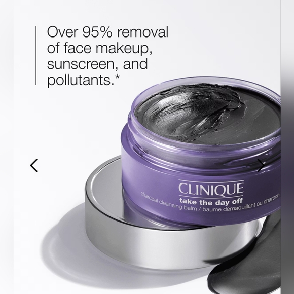 New! Clinique Take The Day Off Charcoal Cleansing Balm 💜🖤 - Picture 2 of 8